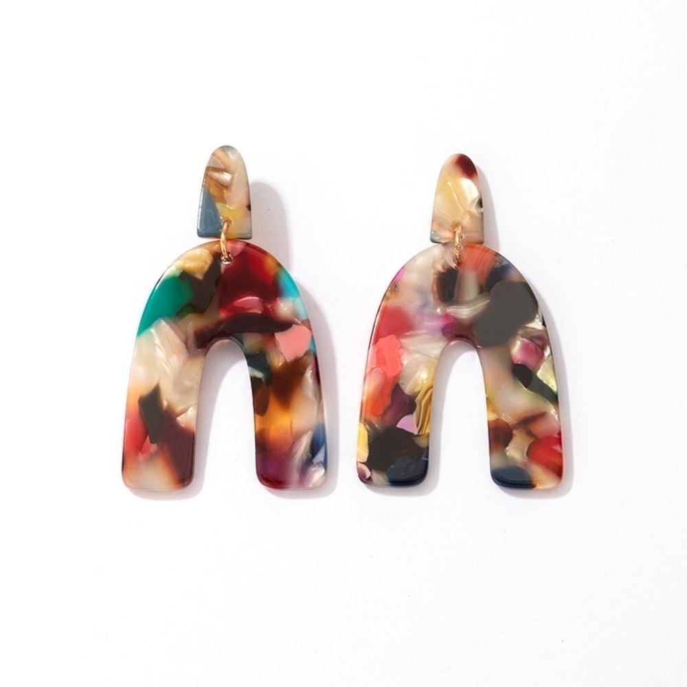 Colorful Acrylic Earrings